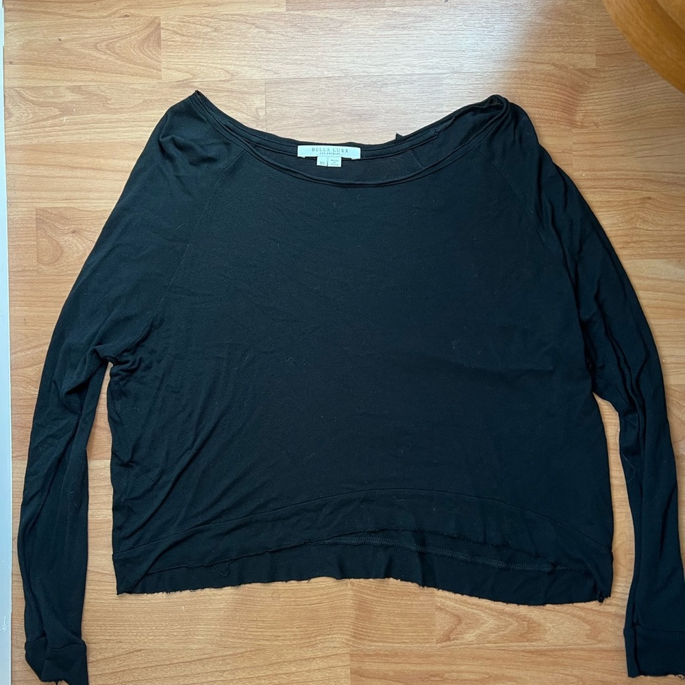 Black Bella Luxx lounge top